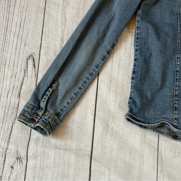 Vintage Hard Rock Cafe Philadelphia size XL women’s blue denim jacket - Picture 9 of 14